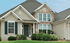 Mastic Charleston Beaded Vinyl Siding Wicker | Berkeley Exteriors